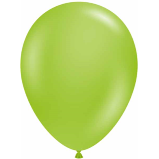 Image sur 5" LIME GREEN LATEX BALLOONS - TUFTEK