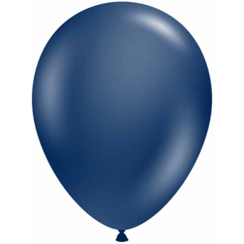 Image de 5" METALLIC MIDNIGHT BLUE LATEX BALLOONS - TUFTEK