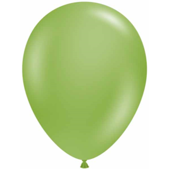 Picture of 11" FIONA GREEN LATEX BALLOONS - TUFTEK
