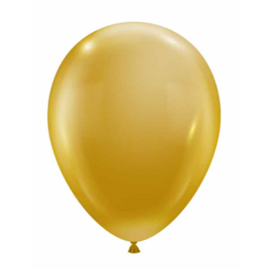 Image sur 11" LUXE GOLD LATEX BALLOONS