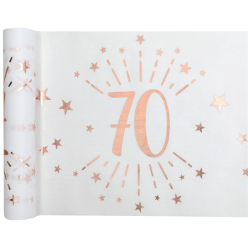 Picture of 70TH TABLE RUNNER - ROSE GOLD