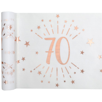 Image de 70TH TABLE RUNNER - ROSE GOLD