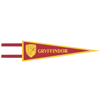 Picture of HARRY POTTER FABRIC PENNANTS - 4ct