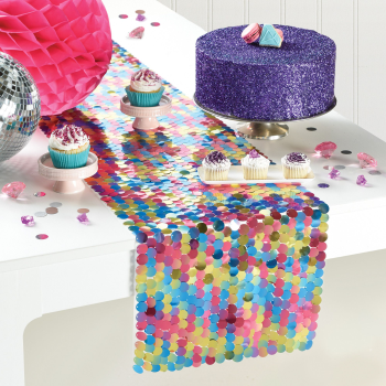 Picture of SPARKLE LARGE SEQUIN TABLE RUNNER