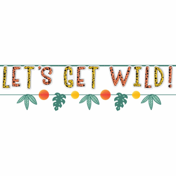 Picture of GET WILD BIRTHDAY SAFARI BANNER KIT
