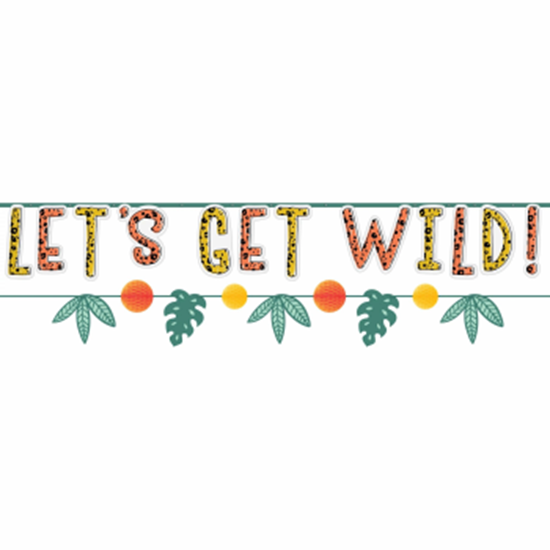 Picture of GET WILD BIRTHDAY SAFARI BANNER KIT