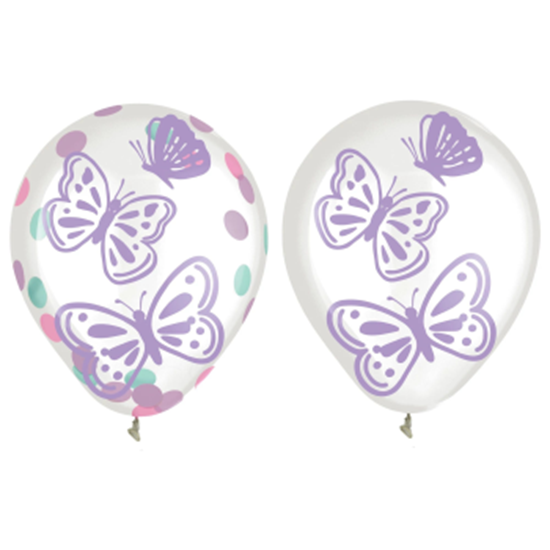 Picture of FLUTTER LATEX CONFETTI BALLOON
