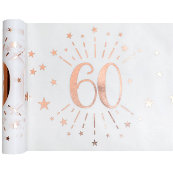 Image de 60TH TABLE RUNNER - ROSE GOLD