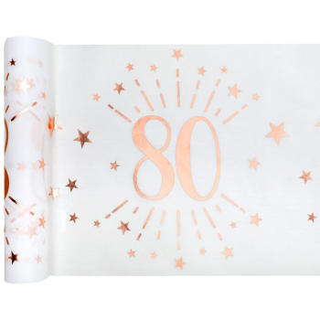Image de 80TH TABLE RUNNER - ROSE GOLD