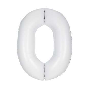Image de 34'' NUMBER 0 SUPERSHAPE - WHITE
