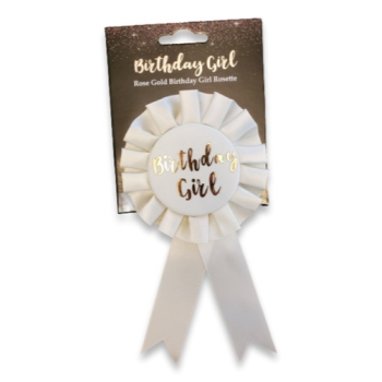 Picture of WEARABLES - BIRTHDAY GIRL BADGE - ROSE GOLD