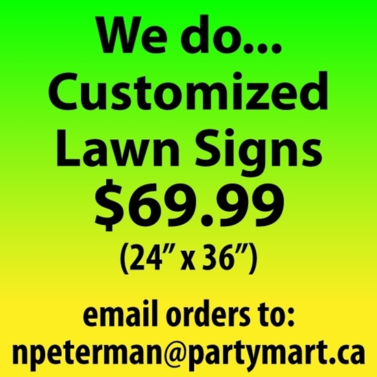 Image sur 1.0 LAWN YARD SIGN