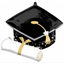 Image de 25'' FOIL - GRAD CAP AND DIPLOMA SUPERSHAPE