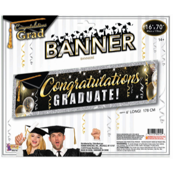 Image de DECOR - CONGRATULATIONS GRADUATE BANNER