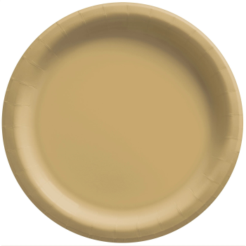 Picture of GOLD 9" PAPER PLATES           