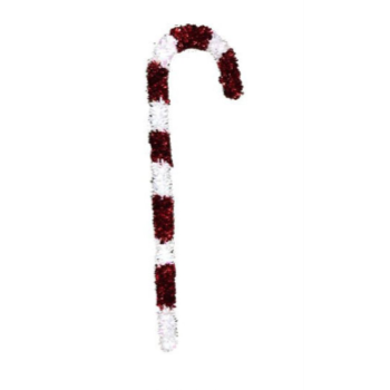 Picture of CANDY CANE JUMBO TINSEL DECORATION