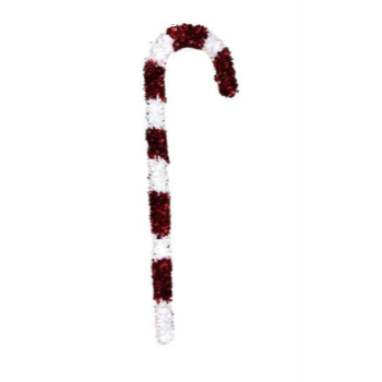 Image de CANDY CANE JUMBO TINSEL DECORATION