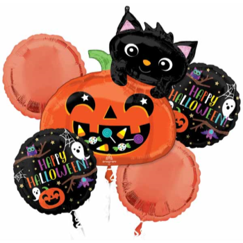 Picture of BALLOON - HALLOWEEN NIGHT FOIL BOUQUET