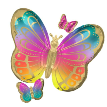 Picture of 29" COLORFUL BUTTERFLIES SUPERSHAPE