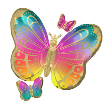 Image de 29" COLORFUL BUTTERFLIES SUPERSHAPE