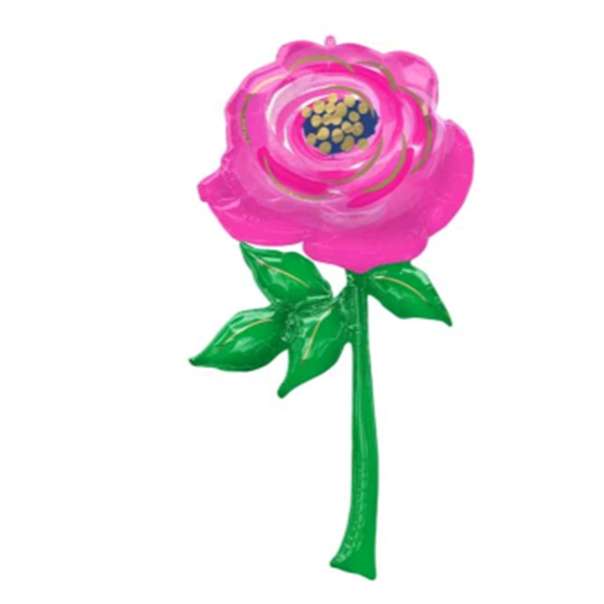 Image sur 55" GIANT PINK FLOWER SUPERSHAPE