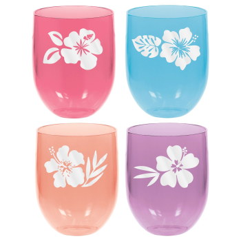 Image de TABLEWARE - HIBISCUS WINE GLASSES