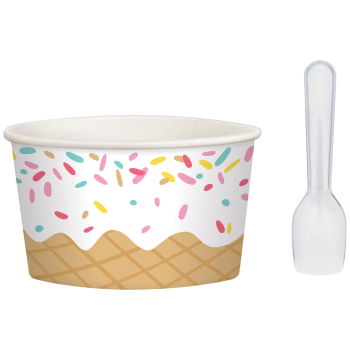 Picture of TABLEWARE - ICE CREAM DISPOSABLE CUP SET