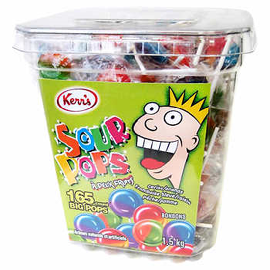 Image sur 1 PACK OF 165 - KERR'S LOLLIPOPS SOUR