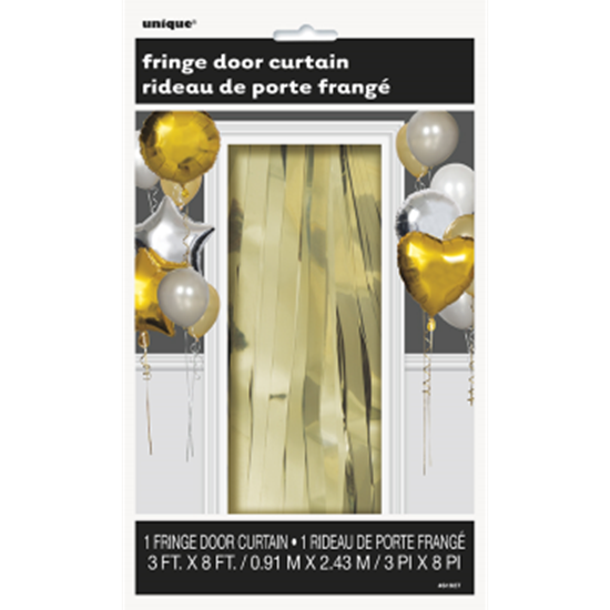 Picture of DECOR - GOLD METALLIC CURTAIN