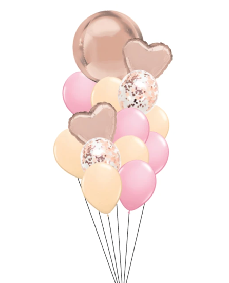 Picture of BB36 - BUBBLE/ORB FUN BOUQUET - ANY COLOURS/ANY BUBBLE