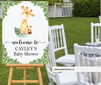 Image de LAWN YARD SIGN - BABY SHOWER - PERSONALIZED