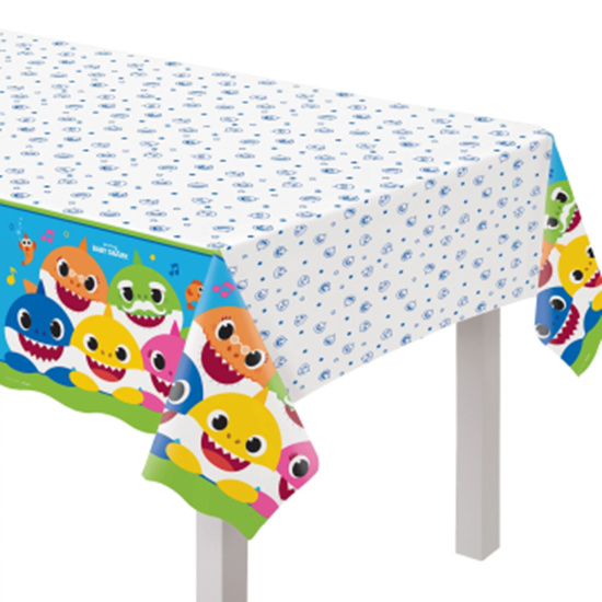Image sur BABY SHARK  PLASTIC TABLE COVER