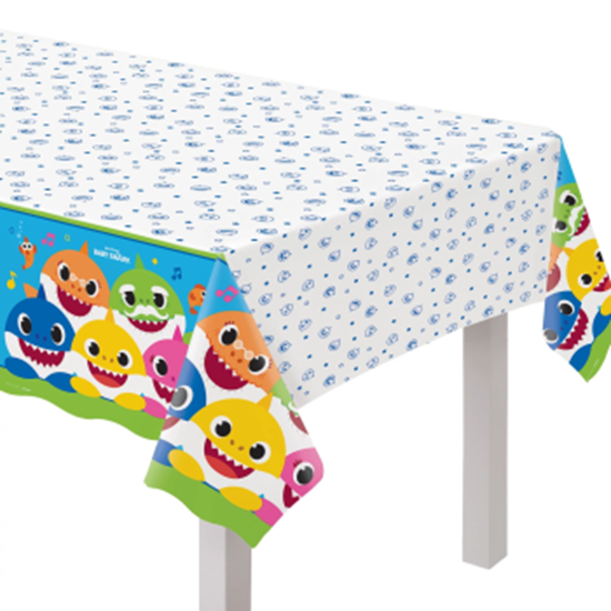 Picture of BABY SHARK  PLASTIC TABLE COVER