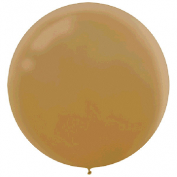 Picture of 24" LATEX BALLOONS - GOLD 4CT