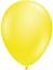 Picture of HELIUM FILLED SINGLE 11" BALLOON - CRYSTAL CLEAR YELLOW - TUFTEK