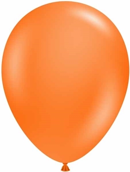 Picture of HELIUM FILLED SINGLE 11" BALLOON - ORANGE - TUFTEK