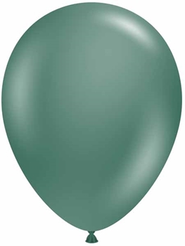 Image de HELIUM FILLED SINGLE 11" BALLOON - EVERGREEN  TUFTEK