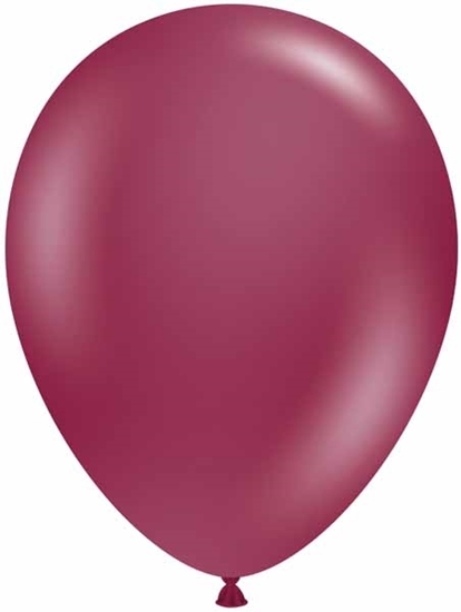 Image sur HELIUM FILLED SINGLE 11" BALLOON - SANGRIA - TUFTEK