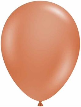 Picture of HELIUM FILLED SINGLE 11" BALLOON - BURNT ORANGE - TUFTEK