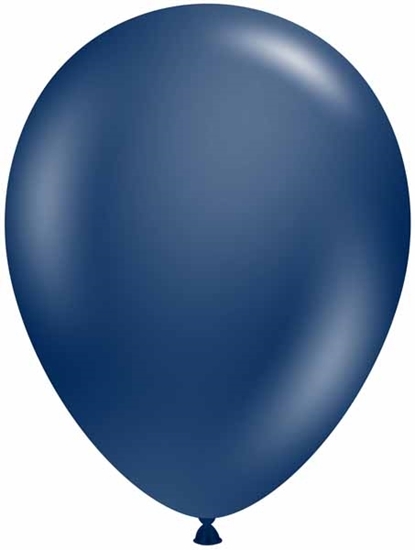 Image sur HELIUM FILLED SINGLE 11" BALLOON - NAVY - TUFTEK