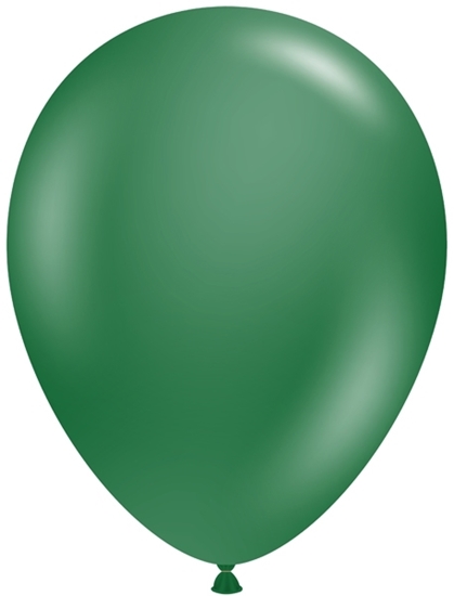 Image sur HELIUM FILLED SINGLE 11" BALLOON - METALLIC FOREST GREEN - TUFTEK