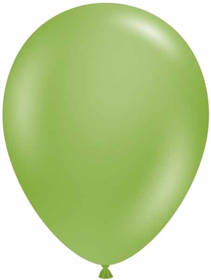 Picture of HELIUM FILLED SINGLE 11" BALLOON - FIONA GREEN - TUFTEK