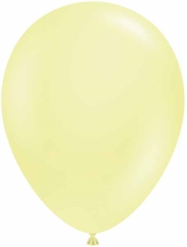 Picture of HELIUM FILLED SINGLE 11" BALLOON - LEMONADE YELLOW - TUFTEK