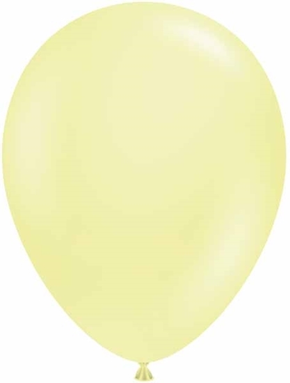 Picture of HELIUM FILLED SINGLE 11" BALLOON - LEMONADE YELLOW - TUFTEK