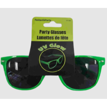 Picture of GLOW UV PARTY GLASSES  - NEON GREEN
