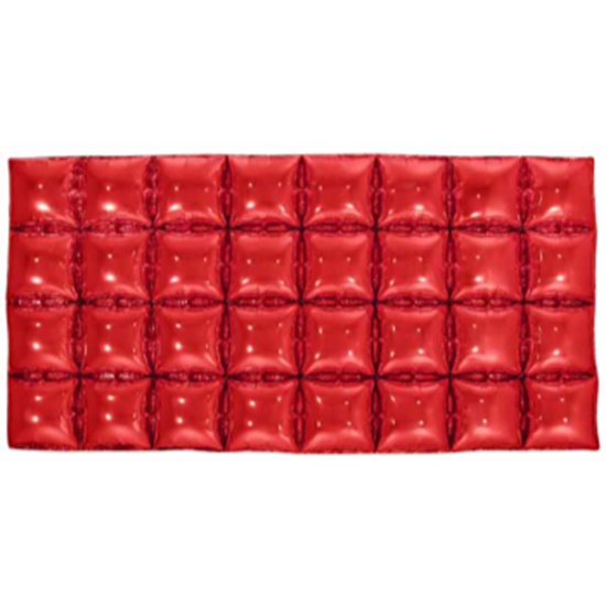Image sur BALLOON BACKDROP - RED - 2X4