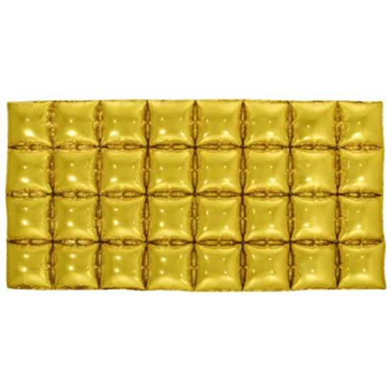 Image sur BALLOON BACKDROP - GOLD - 2X4