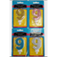 Image de GLITTER NUMERAL CANDLE - #9 - ASSORTED COLORS