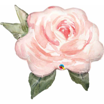 Picture of WATERCOLOR PINK ROSE SUPERSHAPE 