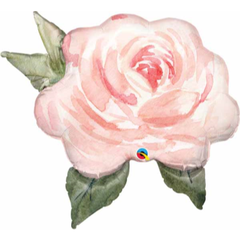 Image de WATERCOLOR PINK ROSE SUPERSHAPE 